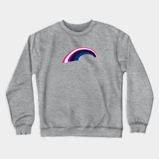 Genderfluid Rainbow Crewneck Sweatshirt